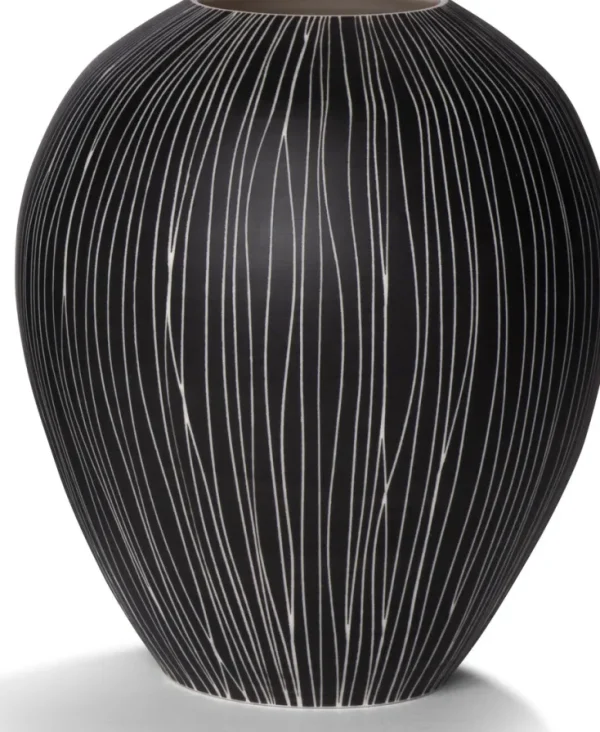 Dekoration & Vasen>Anna Sykora Pozellan »Sgraffito« Vase groß