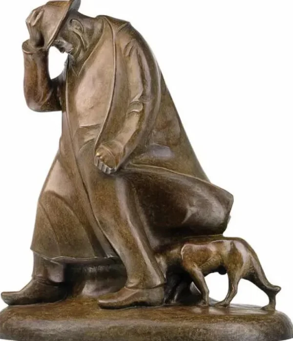 Alle Skulpturen | Bronze>Ars mundi Skulptur »Schäfer im Sturm«,1908