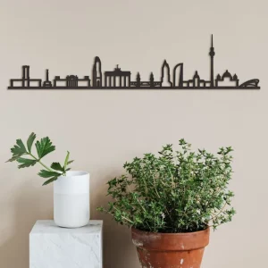 Wandbilder & Wanddekoration>City Shapes Skyline »Berlin« aus Holz