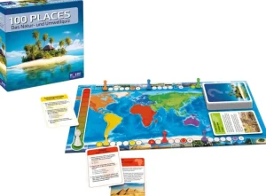 Spiele & Puzzle | Spiele Für Kinder>HUCH! Spiel »100 Places - Das Natur- und Umweltquiz«