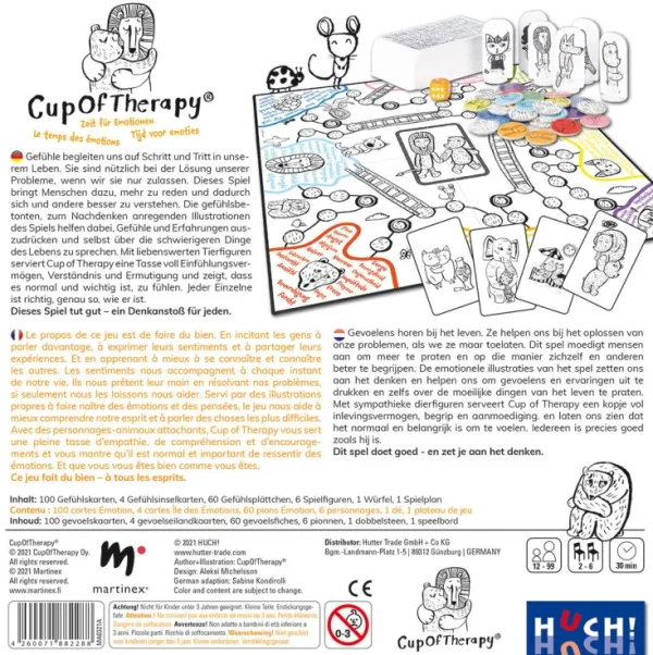 Spiele & Puzzle | Spiele Für Erwachsene>HUCH! Spiel »Cup Of Therapy - Zeit für Emotionen«