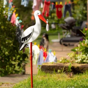 Möbel>GOKI Stecker Storch mit Babytuch