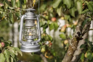 Outdoorlampen & Solar | Gartenleuchten>Feuerhand Sturmlaterne Zinc-Plated