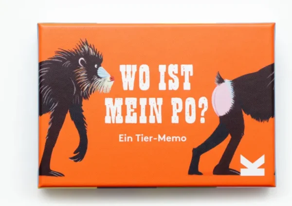 Spiele & Puzzle | Spiele Für Kinder>Laurence King Verlag Tier-Memo »Wo ist mein Po?«