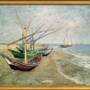 Alle Werke>Ars mundi van Gogh, Vincent :»Fischerboote am Strand von Les Saintes-Marie-de-la-Mer«