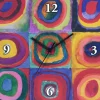 Wand- & Tischuhren>Wassily Kandinsky Wanduhr »Farbstudie Quadrate« nach Kandinsky