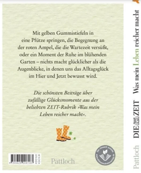 Geschenkbücher>DIE ZEIT Was mein Leben reicher macht: Geschenkbuch »Glück & Lebensfreude«