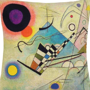 Decken & Kissen>Ars mundi Wassily Kandinsky: ​ 3 Kissenhüllen »Komposition VIII A-C« im Set