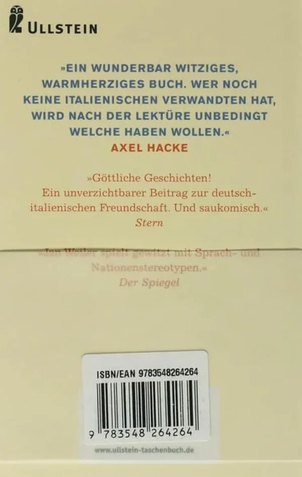 Romane>ZEIT Buchhandlung Weiler, J: Maria, ihm schmeckt's nicht!