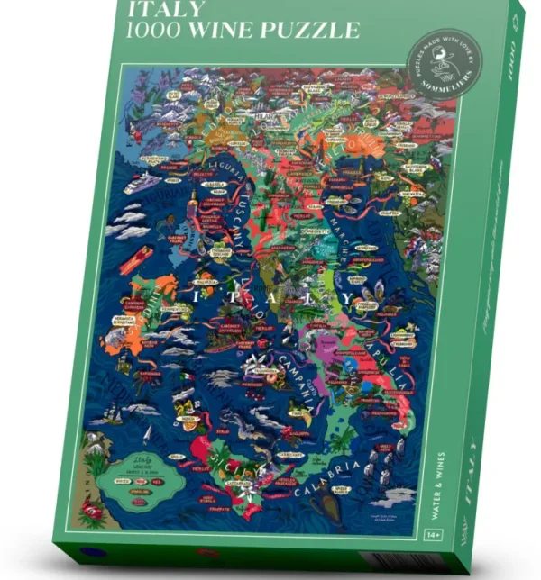 Spiele & Puzzle | Puzzle Für Erwachsene>Water & Wines Wein Puzzle »Italien«