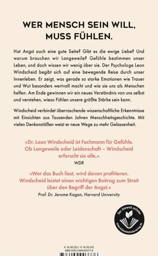 Sachbücher>ZEIT Buchhandlung Windscheid, Leon: Besser fühlen