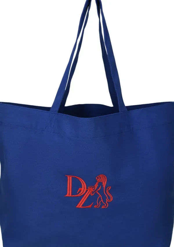 Sondereditionen | Shopper>Embacollage ZEIT Canvas-Tasche »Blau Orange«