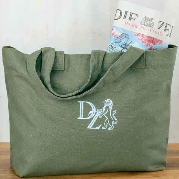 Sondereditionen | Shopper>DIE ZEIT ZEIT Canvas-Tasche »Olive«