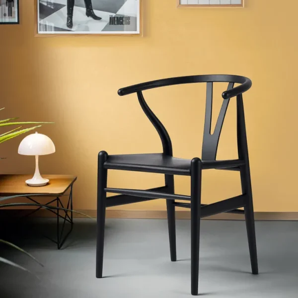 Sondereditionen | Stühle & Sessel>Carl Hansen ZEIT Sonderedition »CH24«, Wishbone Chair aus Buche und Leder