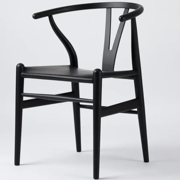 Sondereditionen | Stühle & Sessel>Carl Hansen ZEIT Sonderedition »CH24«, Wishbone Chair aus Buche und Leder