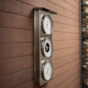 Gartenhelfer | Messgeräte>Fischer Manufaktur ZEIT-Sonderedition »Außenwetterstation« von Fischer Barometer