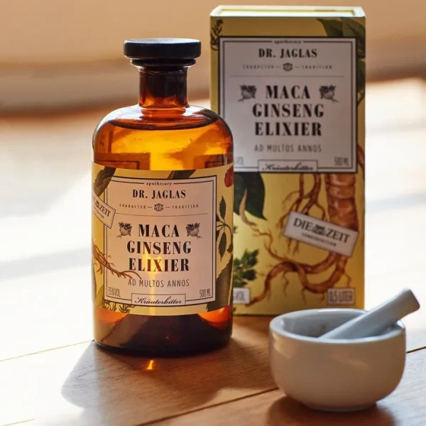 Sondereditionen | Likör & Rum>Dr. Jaglas ZEIT-Sonderedition »Maca Ginseng-Elixier« (Kräuterbitter)