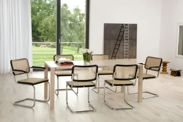 Sondereditionen | Stühle & Sessel>Thonet ZEIT-Sonderedition Stahlrohr-Freischwinger »S 32« von