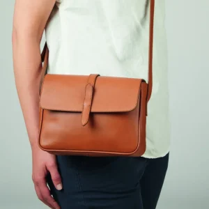 Sondereditionen | Handtaschen>Guerer & Guerer ZEIT-Tasche »Saddle Bag Small« Cognac