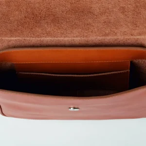 Sondereditionen | Handtaschen>Guerer & Guerer ZEIT-Tasche »Saddle Bag Small« Cognac