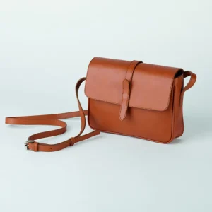 Sondereditionen | Handtaschen>Guerer & Guerer ZEIT-Tasche »Saddle Bag Small« Cognac